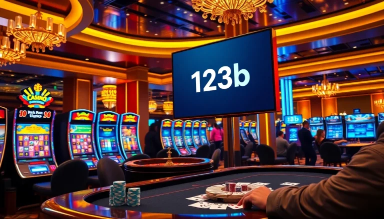 Experience the thrill of 123b online betting with engaging casino games and vibrant slot machines.