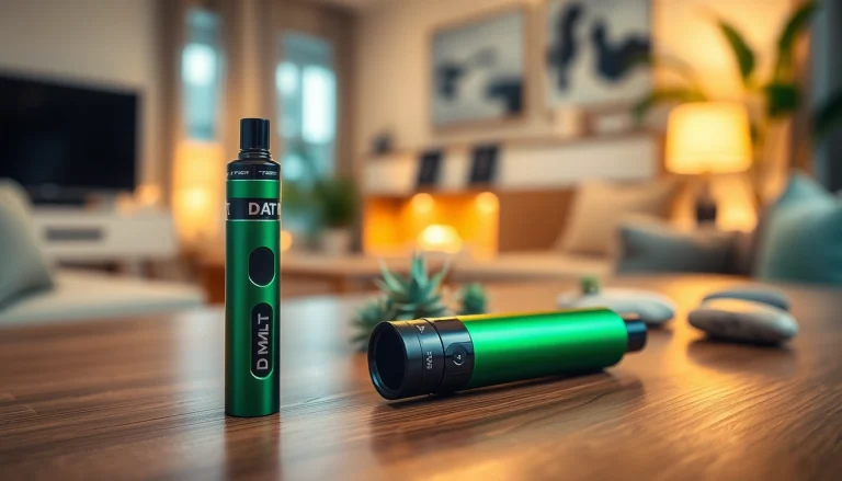 Find where to buy dmt with this detailed image of a stylish DMT vape pen.