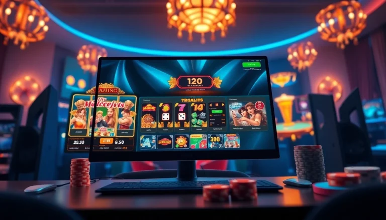 Explore the exciting online gambling world of 123b.faith with vibrant graphics and interactive features.
