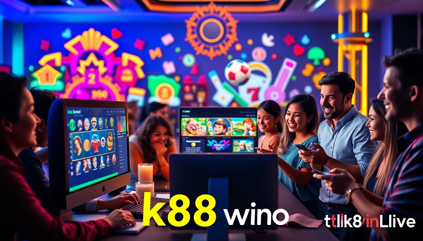 Experience the excitement of online betting at tk88win.live with vibrant gaming scenes.